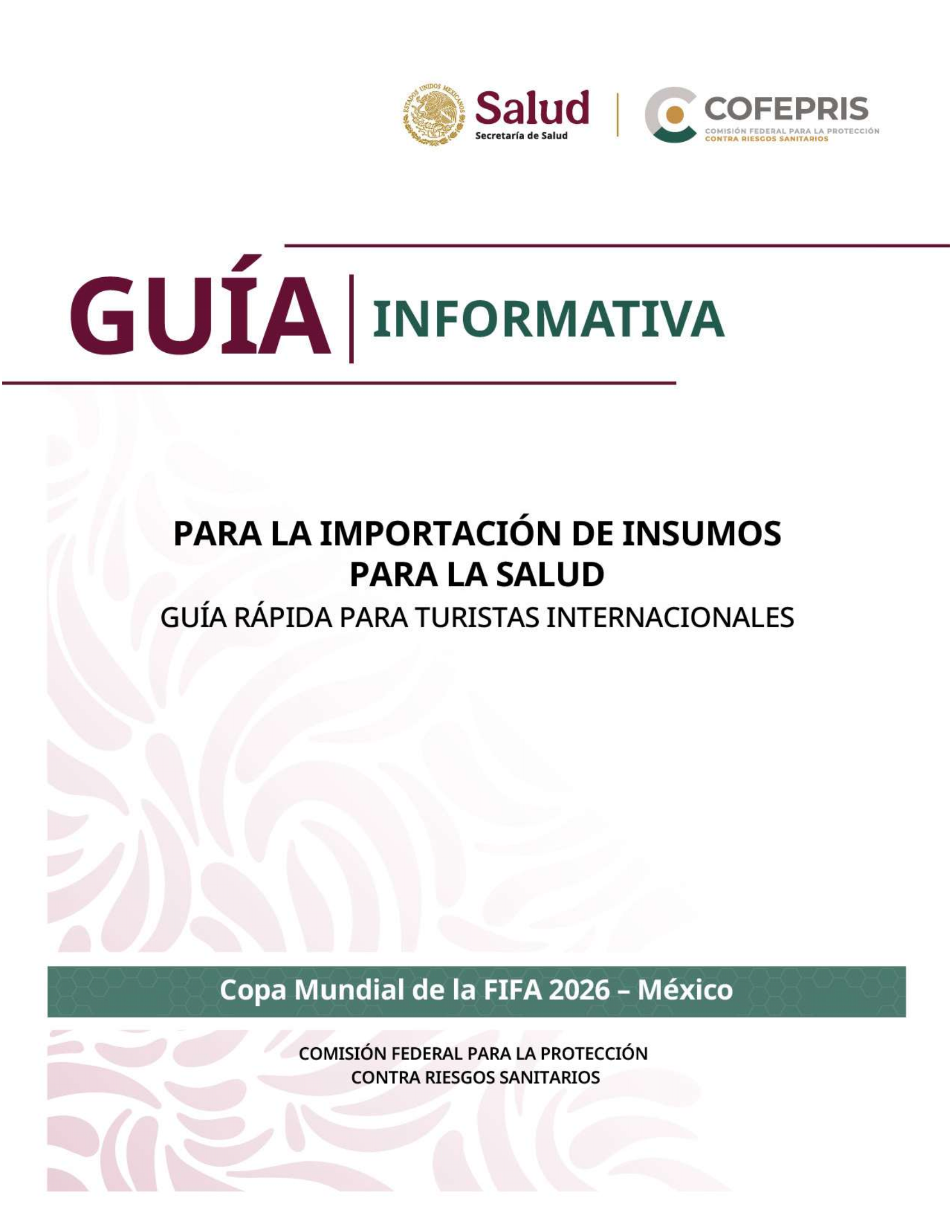 Importación de Insumos para la Salud